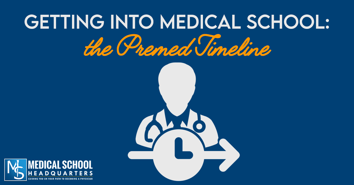 Getting Into Medical School the Premed Timeline