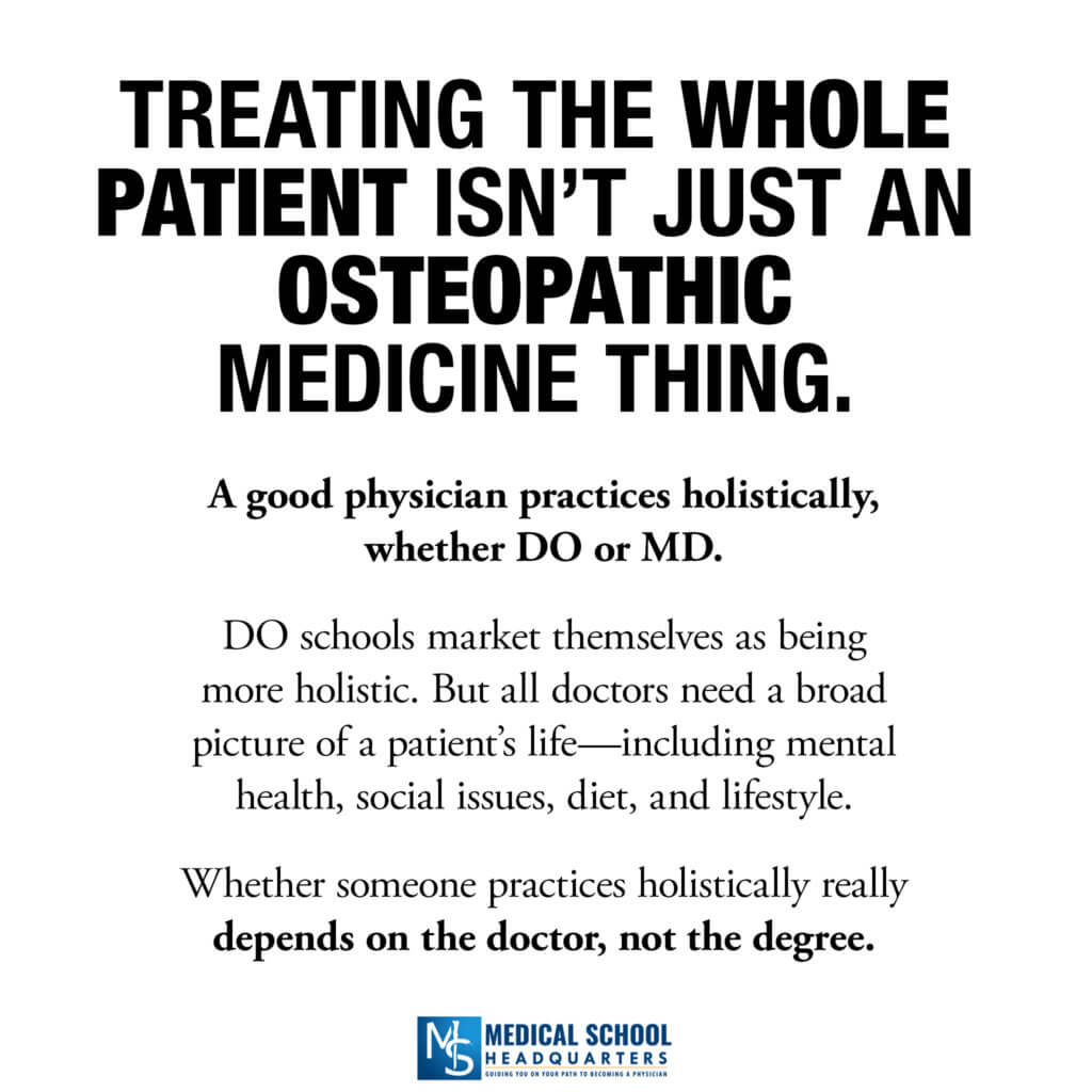 MD vs DO: Do Osteopathic Docs Practice More Holistically?