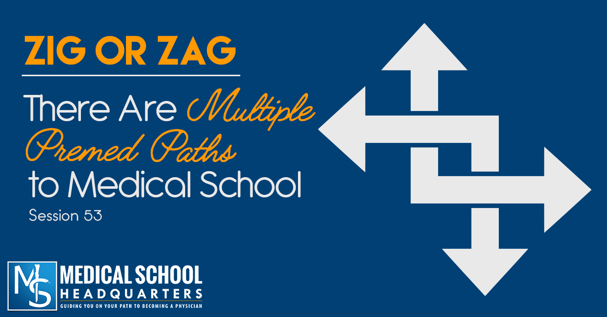 Zig or Zag: There Are Multiple Premed Paths to Medical School