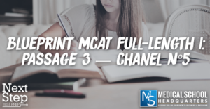MP 184: Blueprint MCAT Full-Length 1: Passage 3 — Chanel N°5