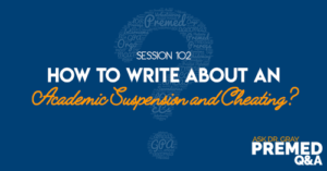 How to Write About an Academic Suspension and Cheating?