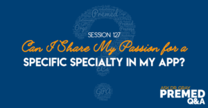 ADG 127: Can I Share My Passion for a Specific Specialty in My App?
