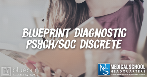MP 286: Blueprint Diagnostic Psych/Soc Discrete
