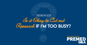 ADG 201: Is it Okay to Cut out Research if I'm Too Busy?