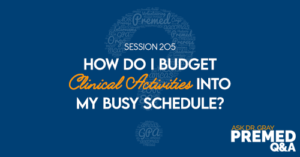 ADG 205: How Do I Budget Clinical Activities Into My Busy Schedule?